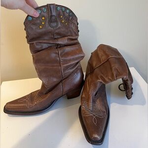 Steve Madden 7.5 Vintage Cowboy Boots